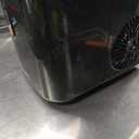 Nugget Ice Maker Countertop with Handle, Ready in 6 Mins, 34lbs Per Day, Removable Top Cover, Auto-Cleaning, Portable Sonic Ice Maker with Basket and Scoop, for Home/Party/RV/Camping (Black) 