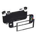 eXtremeRate Soft Touch Black DIY Replacement Shell for Nintendo Switch Lite, NSL Handheld Controller Housing w/Screen Protector, Custom Case Cover for Nintendo Switch Lite