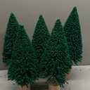 OSOLADY Mini Pine Tree Christmas Decor Realistic Artificial Mini Christmas Tree for Tabletop Display 5 Packs