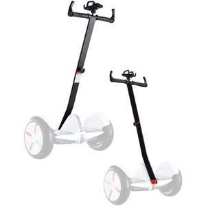 ToLanbbt Scooter Handle Adjustable Handlebar for Segway Ninebot Mini PRO with Phone Mount, Release Knee Pressure Hand Lever Control (Black)