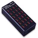 24-Port 100 watt (20 A) USB Charging Station, Home Desktop Fast Charger, Multiple Chargers, Suitable for Hotels, Shops, Schools, Shopping malls and Travel