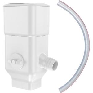 Downspout Diverter, Rainwater Diverter Fits for 3"x4" Oversize Downspout and 2"x3" Downspout, Rainwater Collection System with Adjustable Valve, Diverts Water into Rain Barrel, 4ft. Hose