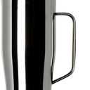 Corkcicle Cold Cup XL - Insulated Tumbler with Handle - Keeps Drinks Cold 12 Hours - Triple-Insulated - Spill-Proof Lid - Summer Drinkware Gift - Keeps Drinks Ice Cold - 30 oz - Tungsten