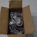 NERILEE 2" Heavy Duty Casters Wheels,Total Load 880Lbs Pack of 4 No Floor Marks Silent Rubber Castor Swivel Castor Wheels, for Moving Furniture/Table/Trolley/Workbench or Pallet Swivel Wheels