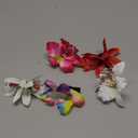 ALIMITOPIA Flower Hair Clip Bohemia Hawaiian Fabric Artificial Azalea Flower Alligator Hair Clip Hairpin Barrette Headdress Bobby Pins Headwear Hair Accessories(4.7 inches; 5pcs)