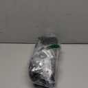 COFACE Women's Memory Foam House Slippers Arch Support Moccasin Winter Shoes Ladies Warm Fuzzy Faux Fur Collar With Indoor Outdoor Rubber Sole (8, Black)