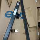 Drive Medical Overbed Table with Wheels - Secure Height Adjustment for Comfort - Non Tilt Surface - Smooth Rolling Design - Home & Hospital Use - Woodgrain Laminate Top - Silver Vein