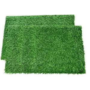 LOOBANI Dog Grass Pee Pads, Artificial Dog Grass Pads for Potty Tray, Fake Grass for Dogs to Pee On, Outdoor Indoor Pee Grass for Dog Potty (18*28 inch)