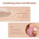 NCVI Warming Lactation Massager 2-in-1, Breast Massager for Breastfeeding, 2 Pack, Heat & Vibration for Clogged Ducts, Engorgement, Improve Milk Flow, Pumping and Breastfeeding Essential