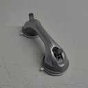 TAILI Shower Grab Bar, 12 Inch Shower Handle for Bathtubs and Elderly, Suction Grab Bars for Seniors Bathroom Safety Handles for Elderly, No Drilling Removable, Silver