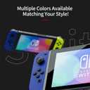 Tideal Set of Replacement Controller for Nintendo Switch - Compatible with Nintendo Switch (1) / OLED/Lite - Dual Vibration/Motion Control / 6-Axis Gyro (Blue & Yellow)