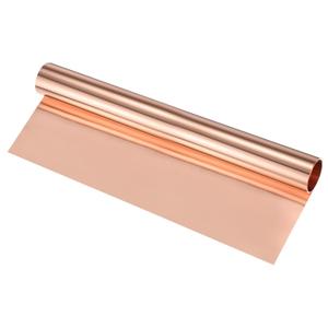 Thin Copper Sheet Roll, 3500mm x 300mm x 0.03mm / 11.5ft x 11.8" x 0.001" (LxWxT) Pure Copper Foil Sheets, Metal Flashing Strip for Crafts/Electricity/DIY Projects