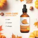 6 x Organic Pumpkin Seed Oil: Moisturing Dry Damaged Hair Hair Growth and Scalp Repair for all Hair Types 50ml