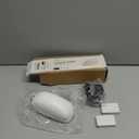 Electric Stapler,Including 2000 Staples and 1 Staple Remover, Suitable for Palm Size and high Comfort25 Sheet Capacity, AC Adapter or Battery PoweredBattery not Included(White)