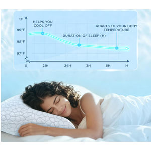 Cooling Pillow Queen Size , Adjustable Bed Pillows for Sleeping, Luxury Shredded Memory Foam Pillows ,Soft Yet Supportive Firm Pillow for Side,Back,Stomach Sleepers,Gifts for Hot Sleeper