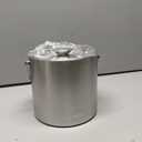 3L Double-Wall Stainless Steel Ice Bucket with Lid, Scoop, Tongs & Handle Insulated Ice Container for Parties, Bar, and Camping Keeps Ice Frozen Longer