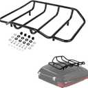 TCMT Black Trunk Luggage Rack Trunk Rail Rack Fit for Harley 1984-2025 Touring CVO Road King Street Glide Electra Glide Road Glide 2014-2024 Ultra Limited 2009-2022 Tri Glide Pack