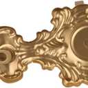 Antique Wall Candle Holder, Vintage Taper Candle Wall Sconce, Cast Iron Candlestick Holders Decor for Living Room, Fireplace and Yard Channel Farmhouse Fireplace Wedding(Gold)