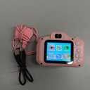 Seckton Upgrade Kids Selfie Camera, Christmas Birthday Gifts for Girls Age 3-9, HD Digital Video Cameras for Toddler, Portable Toy for 3 4 5 6 7 8 Year Old Girl with 32GB SD Card-Pink