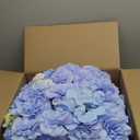 RIDDSEE Silk Flowers Wall Panels for Wedding Backdrop12packs Blue Artificial Floral Wall Mat 3D Flower Wall Hydrangea Panels Plastic Handmade for Party Event Stage Photography Home Decor