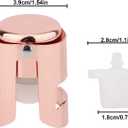 3pcs Champagne Stoppers, Stainless Steel & Silicone Bottle Cork Leak-Proof Keep Bubbles Fresh Champagne Sealers & Wine Savers Reusable Wine Stopper for Cava Prosecco and Sparkling (Rose Gold)