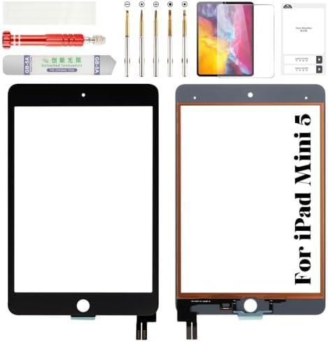 for iPad Mini 5 Screen Replacement for iPad Mini 5 Digitizer Replacement Touch Screen for iPad Mini A2126 Screen Replacement A2133 A2124 A2125 Black (Without LCD)