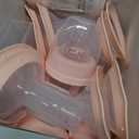 NCVI Electric Breast Pump 8782, Portable Hospital-Grade Double Pump with 4 Modes & 9 Levels, Anti-Backflow, Rechargeable Quiet Breastfeeding Pump for Efficient Comfortable Use at Home, Work or Travel (2200mAh, Pink)