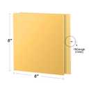 2 Pcs Brass Sheet, 6" x 6", 18 Gauge(1mm) Thickness, No Scratches, Film Attached Brass Plates