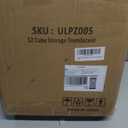 AWTATOS Cube Storage Organizer Storage 12 Cube Bookshelf DIY Plastic Closet Storage Shelves with Wooden Mallet, Ideal Storage Solution for Home, Bedroom, Translucent White