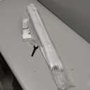 No Drill Blinds for Windows 1" Vinyl L-Shaped Slats Cordless Mini Blinds for Home, for Window Size 29" W  36" H White