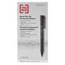 TRU RED Staples Permanent Markers Fine Tip 