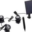 Solar Powered Underwater Light for Pool and Garden Color Changing LED Landscape Lamp Remote Control Waterproof Outdoor Lighting for Fountains and Fish Tanks