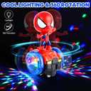 Toys for Boys Age 1 2 3 4 5,Dancing Robot Sensory Toy Car with Colorful Flashing Lights & Music,Interactive Learning Light up Toys for Kids 3-5,Christmas Birthday Gifts for Toddler Boys Girls