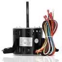 Y7L623E21 Furnace Blower Motor 1/2 HP, 115V-1Ph, 8.1A, 60HZ, 1130 RPM, 4 Speed, Replacement for Goodman, Amana, Janitrol Substitute for B1340024, B13400-24, B1340024S ect