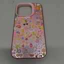 Jefonha Compatible with iPhone 15 Pro Case Cute Aesthetic for Women Girls, Classic Retro Western Beaches Vintage Collage Phone Case, Shockproof Protective Cover