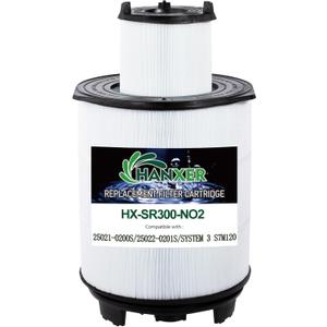 S7M120 Inner and Outer Set Pool Filters Replace for Sta-Rite System 3, 25021-0200S, 25022-0201S, SR300 Pool Filter Cartridge, 300 Sq.Ft. Filtration Area