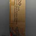 20 Inch Queen Bed Frame, 3500Lbs Heavy Duty Metal Platform with Round Corner Legs Mattress Slide Stopper, Steel Slat Support No Box Spring Needed, Noise Free, Non-Slip, Easy Assembly