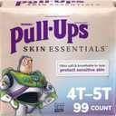 Pull-Ups Boys' Skin Essentials Potty Training Pants, Training Underwear, 4T-5T (38-50 lbs), 99 Ct (3 Packs of 33)