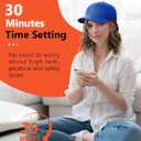 Red Light Hair Growth Cap, Red Light Therapy for Head, Red Infrared Light Therapy 660nm & 850nm & 940nm wavelength with Timer & Controller