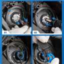 Marsauto 9006 Bulbs HB4 HB4U 9006XS Fog Bulb, 12 CSP Chips Cool Bright, Pack of 2 (SUPER 6000K WHITE)