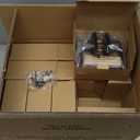 10 Pack Matte Black Door Handles Interior, Passage Door Knobs Closet Door Levers for Hallway, Heavy Duty Square Doorknob Non-Locking Handlesets for Left & Right Sided Doors