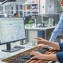 Mouse Pad 31.5 X 15.7 in, Extended Large Mat with Stitched Edges, Non-Slip Rubber Base, Home Office Desk Decor Accessories for Computer Laptop Work Gaming (Retro Wood Old USA Flag)