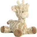 Aurora Snuggly Loppy Giraffe Baby Stuffed Animal - Comforting Companion - Imaginative Play - Brown 8 Inches, 11-inches