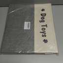 PET ARTIST Large Dog Toy Basket, Foldable Dog Toy Bin Box for Living Roon Area, Collapsible Storage Baskets with Comfortable Handles for Pet Coat,Accessories, Gray, 15"x13"x12" (Grey)