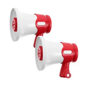 ifundom 2packs Handheld Mini Megaphone Keychain Toy for Boys and Girls Sound Cheerleading Horn Portable Loud Speaker for Party Favors Backpack Tags and DIY Projects