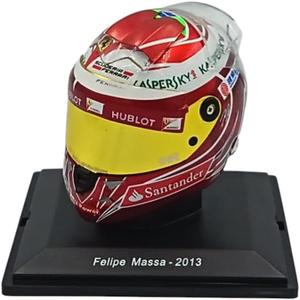 OPO 10 - Formula 1 Helmet Compatible with Ferrari F1: Felipe Massa Scuderia Ferrari #4 2013-1/5 Scale Spark - CAS32
