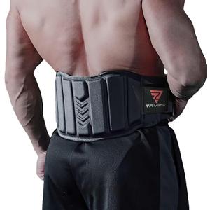 Weight Lifting Belt, Weightlifting Belt,Workout Gym Powerlifting Belt 7 inch,Fitness Back Support for Cross Training, Squats, Lunges (Black (Double EVA))