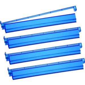 Mahjong Racks with Pushers 4PCS Set Majiang Tile Holder Acrylic Mahjong Racks Accessories and Gifts, Standard