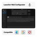 Keychron KJ5 Wireless Custom Mechanical Keyboard, 2.4 GHz Bluetooth QMK Full-Size Layout RGB, Hot-swappable Red Switch Compatible with Mac Windows Linux, 3750mAh Fast Charge Battery for Gaming - Black