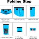 AUTODECO Collapsible Bucket 5 Gallon Container Folding Water Bucket Portable Wash Basin 20L